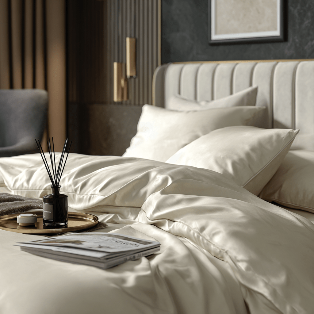 Copripiumino in Bamboo | Crema in bamboo organico 300TC - 200x200 | Looniva