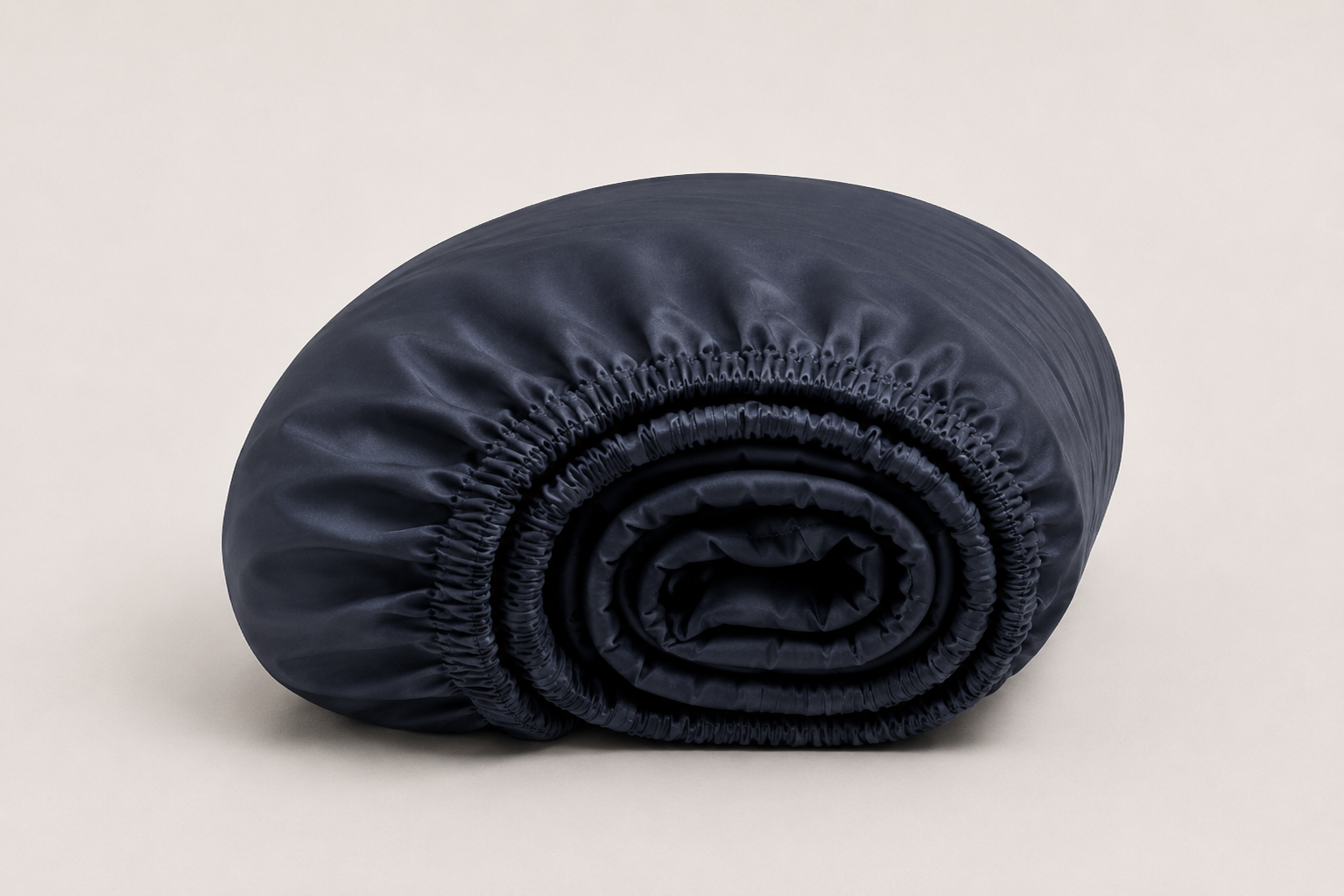 Lenzuolo sotto con angoli in Bamboo | Blu Navy