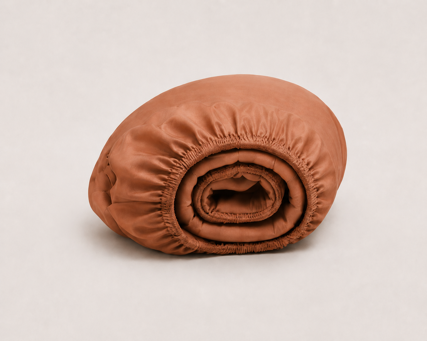 Lenzuolo sotto con angoli in Bamboo | Terracotta